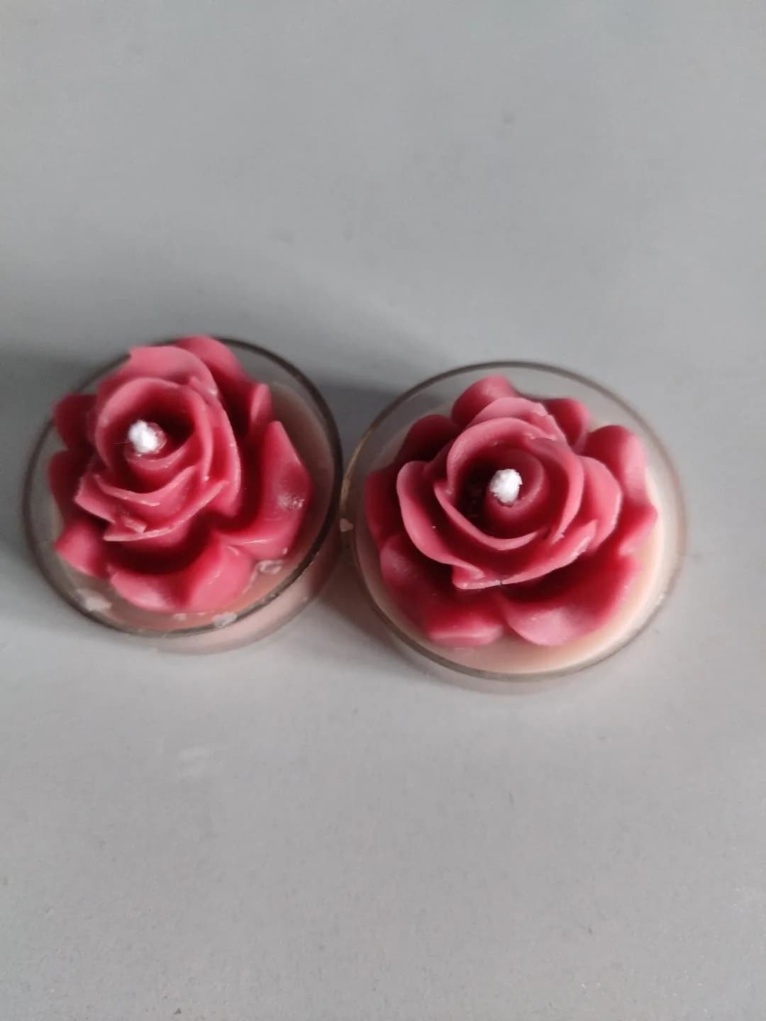 Rose Bloom Tea Light Set of 2