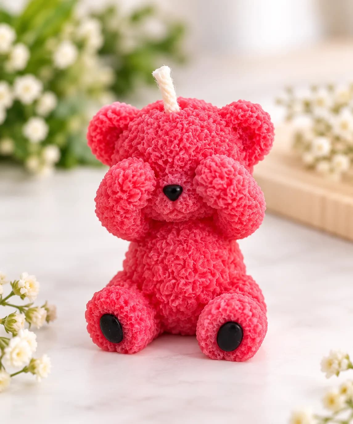 3D Closed Eye Teddy