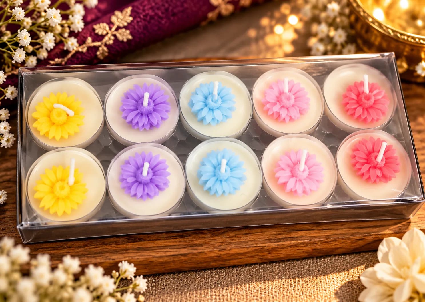 Daisy Tea Light Box